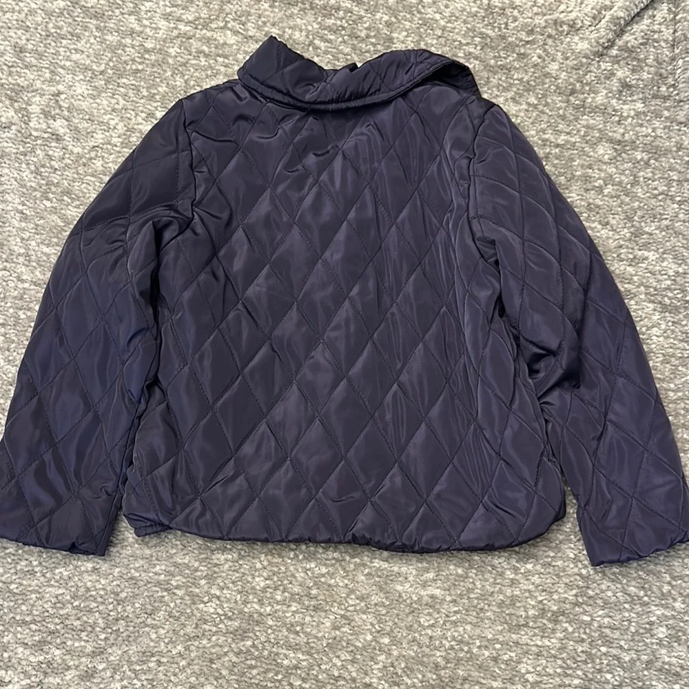 Eyelet & Ivy Navy Quilted Jacket size 5